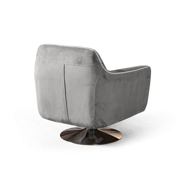 Кресло Marco, искусственная замша Breeze silver - Вид 5