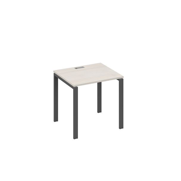 Стол письменный на металлокаркасе UNO A4 А4 Б1 011 БП дуб / металлокаркас антрацит - Вид 1