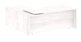 YALTA LT.C-20 (R) Стол руководителя угловой, правый Yalta кабинет руководителя  Снежная Патина - Фото предпросмотра