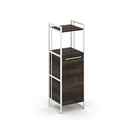 Rift Шкаф 3 ниши узкий RF.SU-32 (R) Дуб Мали/Металл Белый 420*396*1286 - Фото предпросмотра