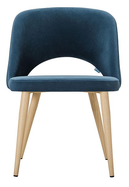 Стул Lars Diag blue/нат.дуб - Вид 3