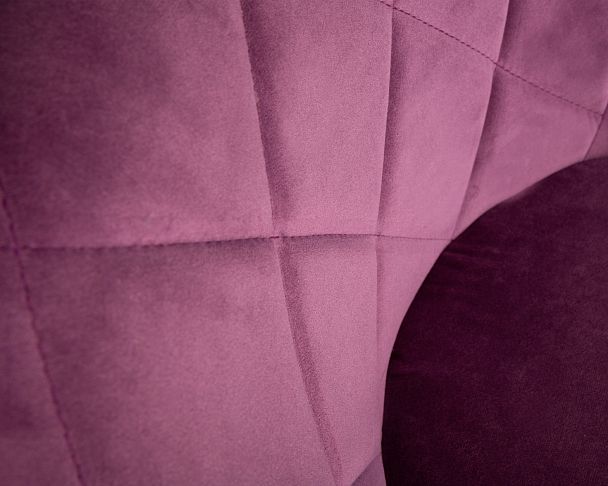 Стул барный DOBRIN LOGAN BLACK (пудрово-сиреневый велюр (MJ9-52)) - Вид 8