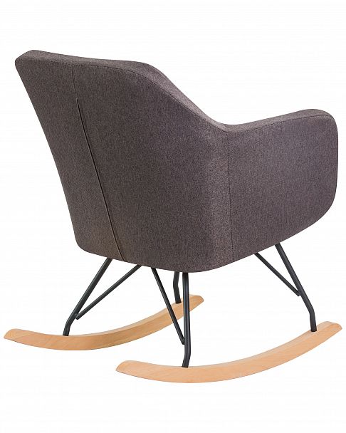 Кресло-качалка DOBRIN KIARA (серая ткань (LAR-106D-26)) - Вид 4