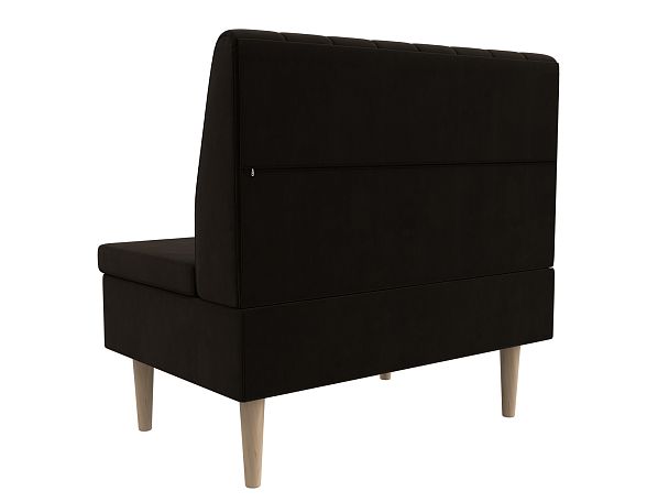 Диван прямой Мини Микровельвет коричневый - Вид 5