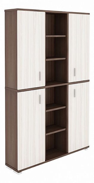 Шкаф книжный Домино ПУ-40-5 Карамель/Шамони - Вид 1