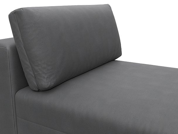 Модуль канапе Лига-060 НПБ Искусственная замша серый - Вид 3