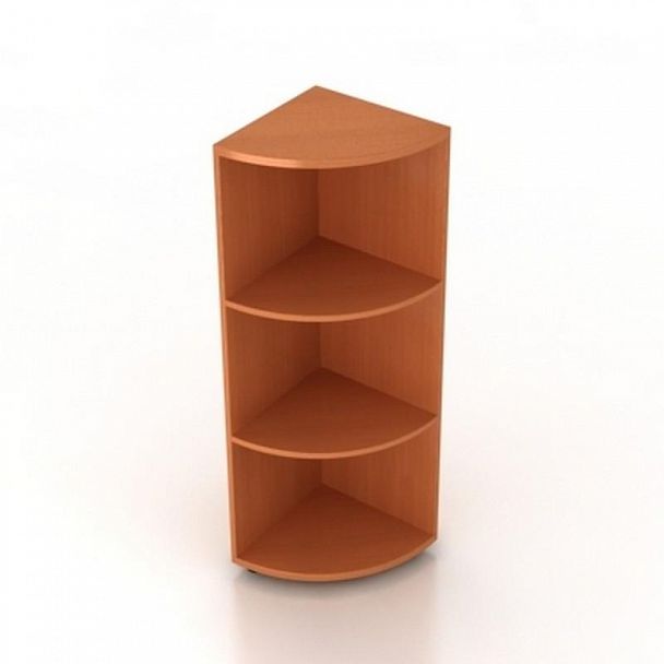 Стеллаж угловой Менеджер Ш-09Г вишня - Вид 1