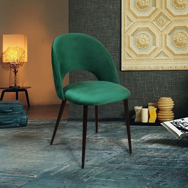 Стул Max ромб, бархат зеленый 19 - Вид 4