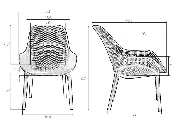 Кресло DOBRIN LONZO (зеленый хаки (G-17) c УФ-защитой) - Вид 9