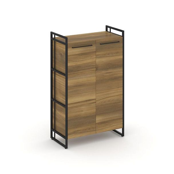 Rift Шкаф 3 ниши широкий RF.SS-31 Сандал Янтарный/Металл Черный 798*396*1286 - Вид 1