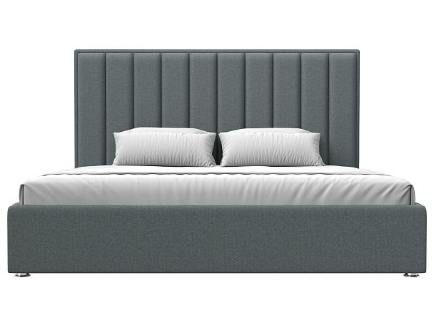 Кровать интерьерная Афродита 200 Рогожка серый - Вид 2