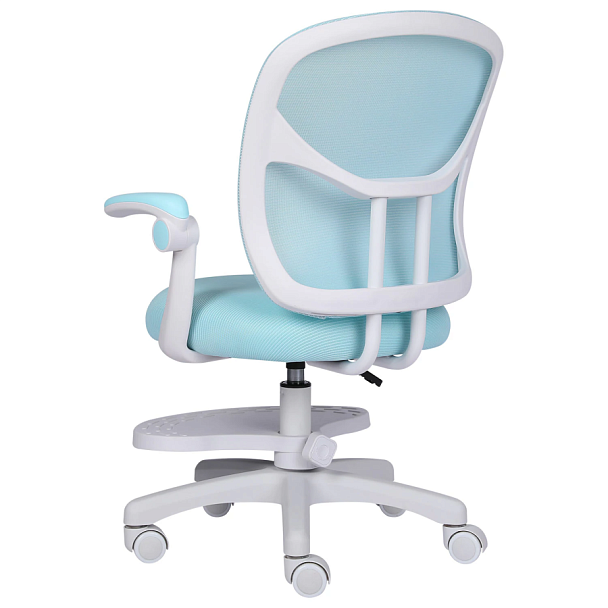 Кресло детское с подставкой для ног BRABIX "Toy MG-205", сетка/ткань TW, голубое, 533152 - Вид 13