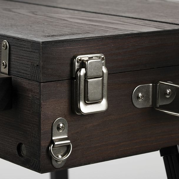 Этюдник-мольберт BRAUBERG ART PREMIERE, алюминиевые ножки, холст до 82 см, кофейный, 191757 - Вид 8