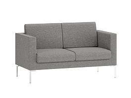 Hans Диван двухместный HNS-02 Сан 08/Металл Хром 1520*770*820 - Фото предпросмотра