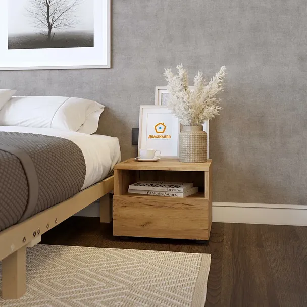Тумба прикроватная Эмили, дуб золотой - Вид 2