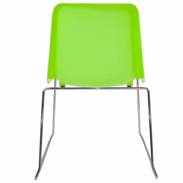 Стул Vicenza (пруток), каркас хром, салатовый, стопируемый - Вид 3