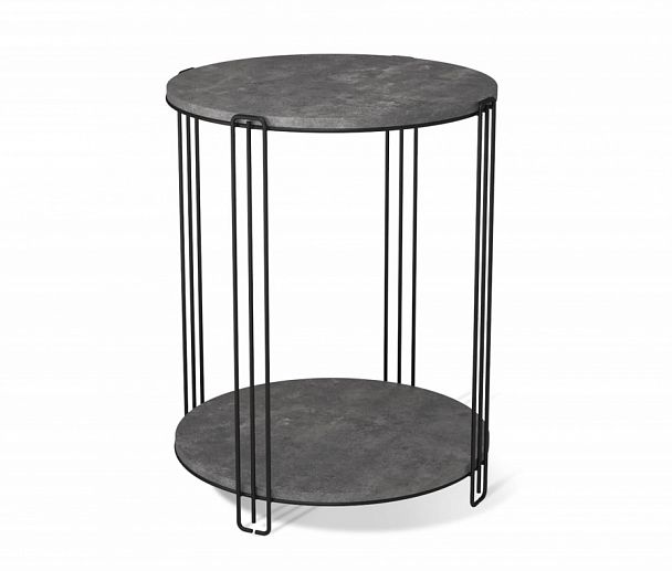 Столик кофейный Sheffilton SHT-CT33 черный муар/мокрый асфальт - Вид 1