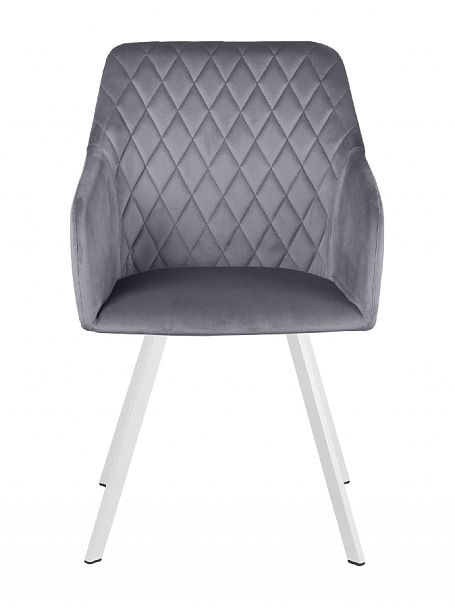 Комплект кресел поворотных Барли, темно-серый H-15/белый, 4 шт. - Вид 3