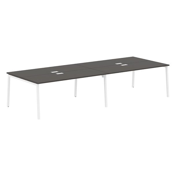 Стол 4-х местный ELWST 3513 Мокко/Белый 3526х1346х750 EDIS - Вид 1