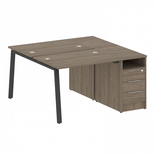 Рабочая станция "Metal System" БА.РС-СТП-2.1 вяз/антрацит - Вид 1