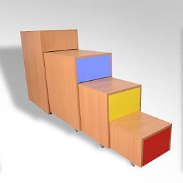 Лесенка для 4-х ярусной выкатной кровати - Фото предпросмотра