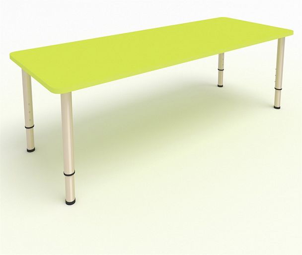 Детский стол 2-х местный (1100х550), желтый, гр.0-3 - Вид 1