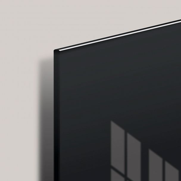 Доска магнитно-маркерная стеклянная 60х90 см, 3 магнита, ЧЕРНАЯ, BRAUBERG, 236748 - Вид 6