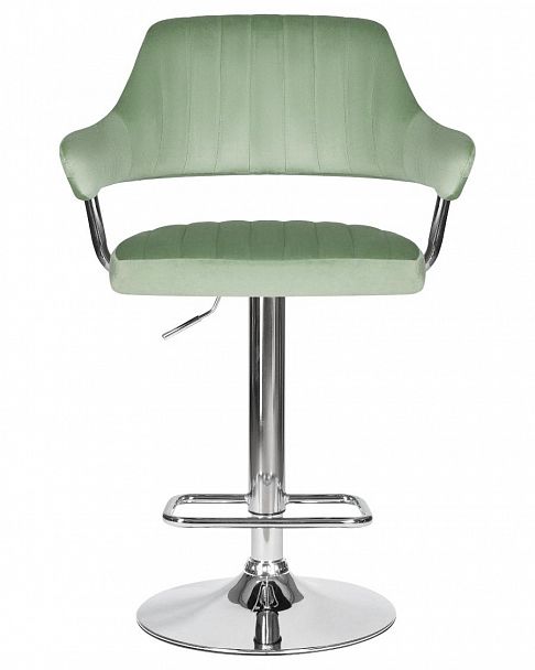 Стул барный DOBRIN CHARLY (пудрово-мятный велюр (MJ9-87)) - Вид 6