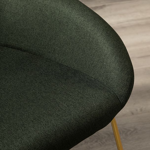 Кресло Kent тёмно-зеленый/Линк золото - Вид 15