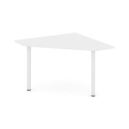 Стайл Проджект Угловой элемент перег. стола SN-5.UPRG-031 Белый/Металл Белый 1180*1180*750 - Фото предпросмотра