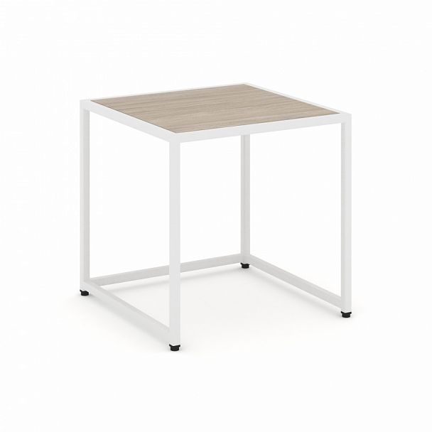 Стол журнальный "Loft" VR.L-SJK-50 Дуб Аттик/Белый - Вид 1