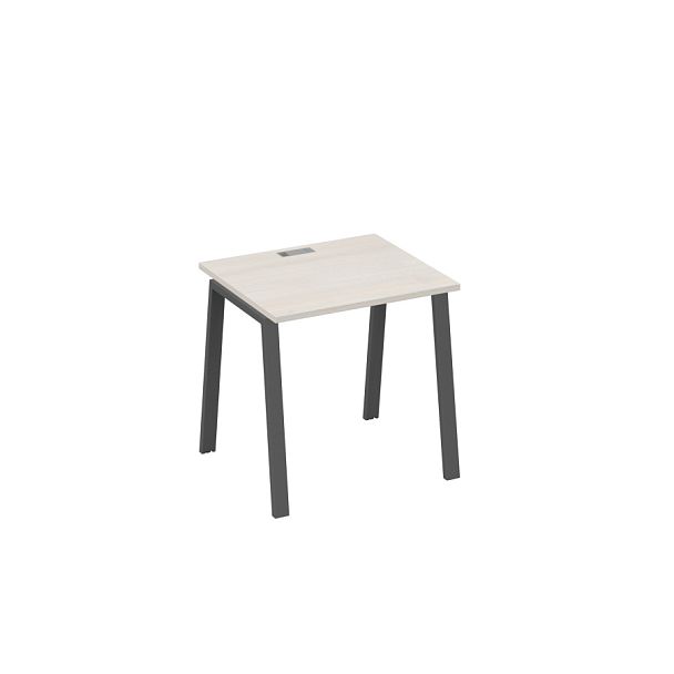 Стол письменный на металлокаркасе TRE A4 А4 Б3 011 БП дуб / металлокаркас антрацит - Вид 1