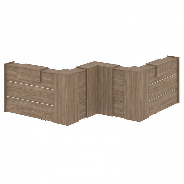 Ресепшн Г-образный "Onix" O.R-K-35 дуб аризона - Вид 2