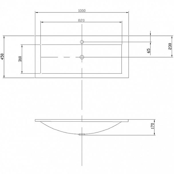 Раковина "Премьер М 100" - Вид 2