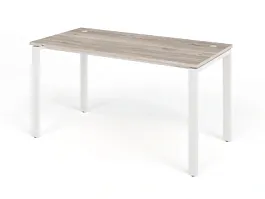 TANDEM RTD064-MK-140-MA Стол прямой на металлокаркасе ун-й 1400х700х750 Дуб Маувелла/Белый - Фото предпросмотра