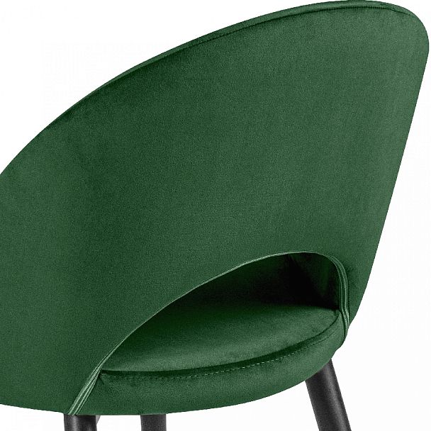 Стул кухонный Рэди зеленый велюр/черный - Вид 10