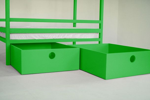 Кровать Дрима Box, зеленый - Вид 4