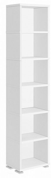 Стеллаж-колонка Домино СБ-15/6 Белый - Вид 1