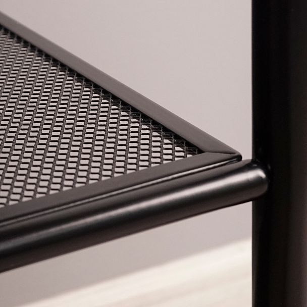 Стеллаж на металлокаркасе "Валенсия-13", 455х300х855 мм, 3 полки, черный, СТВ13 Ч - Вид 9