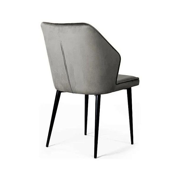 Стул Berg, бархат пепельно-бежевый 25 - Вид 7