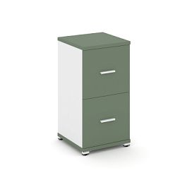 Concept Шкаф 1 узкая секция, 2 ниши CN.STU-212 W Кобо/Белый Бриллиант/Металл Белый 420*420*818 - Фото предпросмотра