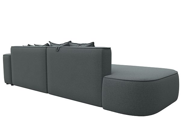 Диван угловой Лига-065 угол правый Рогожка серый - Вид 6