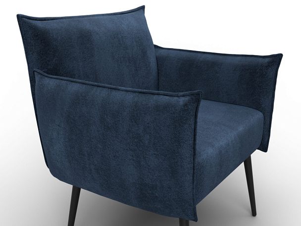 Кресло Лига-083 Велюр синий - Вид 4