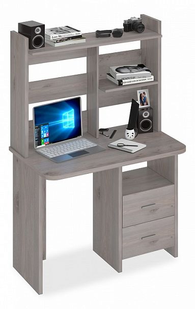 Стол компьютерный Домино Lite СКЛ-Прям100Р+НКЛ-100 Нельсон - Вид 1