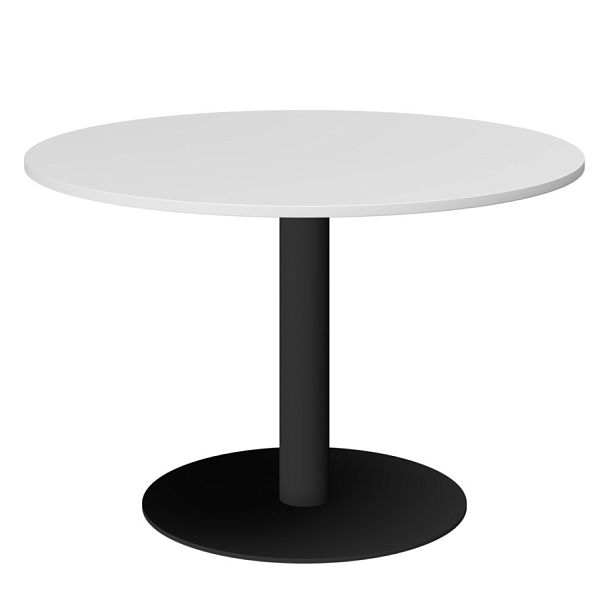 Стол круглый АМ-Д120 Белый/Антрацит 1200x1200x760 Арго-М - Вид 1