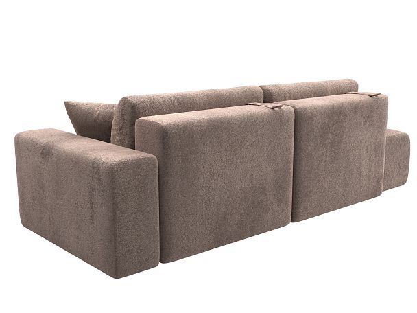 Диван прямой Лига-036 НПБ Модерн подлокотник справа Велюр бежевый - Вид 6