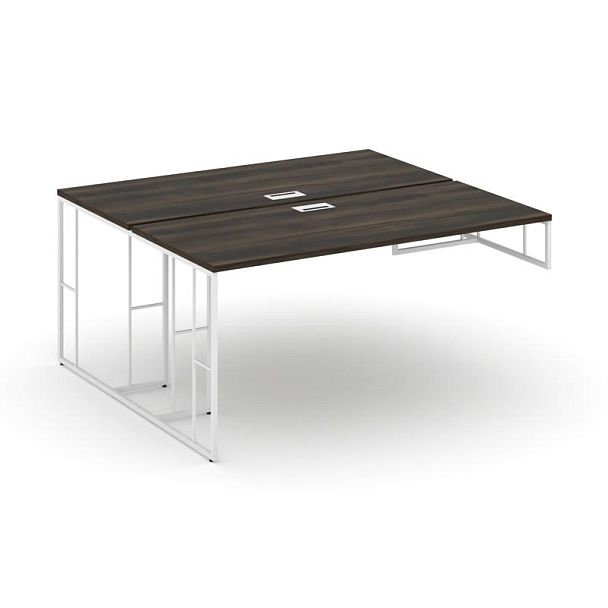 Rift Рабочая станция для опорной тумбы RF.DRSOT-004 Дуб Мали/Металл Белый 1580*1232*750 - Вид 1