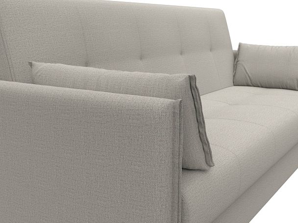 Диван-книжка Лига-018 Рогожка бежевый - Вид 4