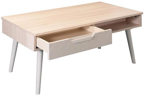 Стол журнальный Сканди Жемчужно-белый - Вид 3