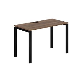Стол 1200х600х750 / профиль: 60х30 черный столешница: дуб модена Сигма / Sigma - Фото предпросмотра